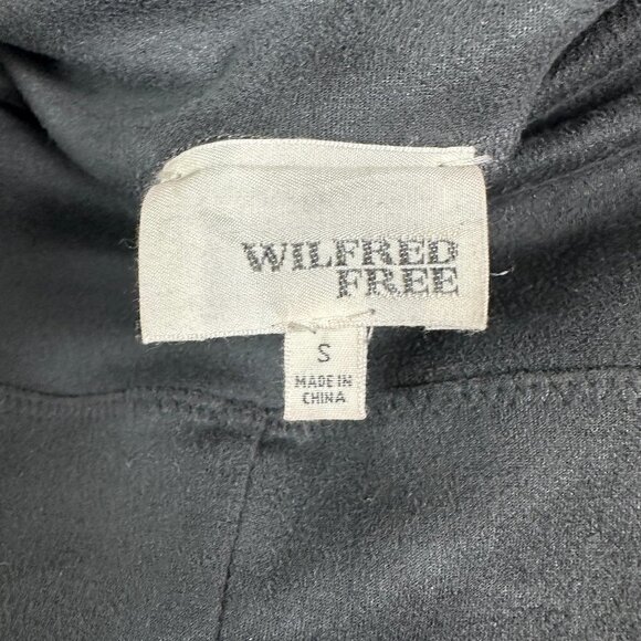 Wilfred Free Suede Charcoal Grey Suede Full Length High Rise Legging Size S - Picture 4 of 6